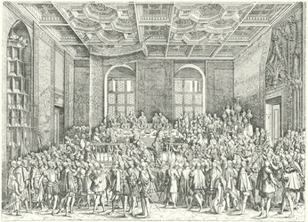 Banquet pour Ferdinand Ier, empereur du Saint-Empire romain germanique